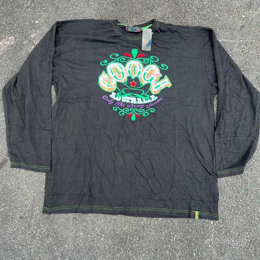 1990s Coogi Graphic Embroidered Shirt size 3XL